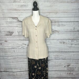 2-Piece Sleeveless Dress and button up top from K-studio size 10